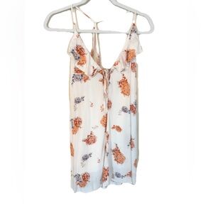 Cotton Candy LA Floral Spaghetti Strap Top MED